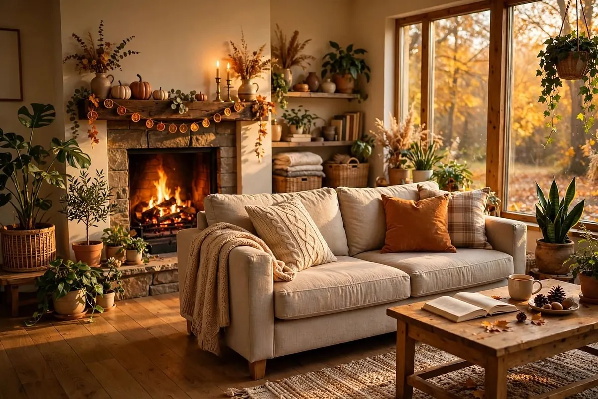 Cosy Autumn Living Room Ideas for Hearth and Home